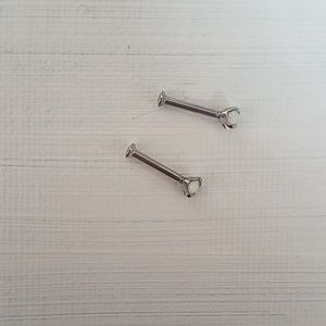 silver opal earrings